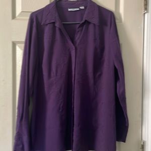 Purple Stretch Dress Shirt Croft & Barrow